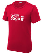 Sport-Tek S/S Posi-UV Pro Scoop Neck Custom T-Shirt, color: True Red