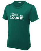 Sport-Tek S/S Posi-UV Pro Scoop Neck Custom T-Shirt, color: Marine Green