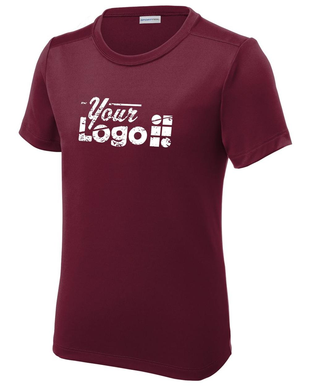 Sport-Tek S/S Posi-UV Pro Scoop Neck Custom T-Shirt, color: Cardinal